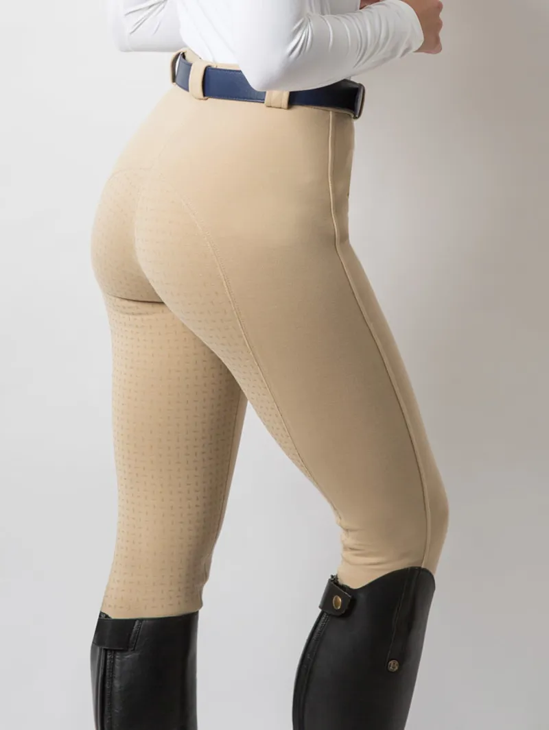 Equetech Ladies Grip Seat Breech Beige-4